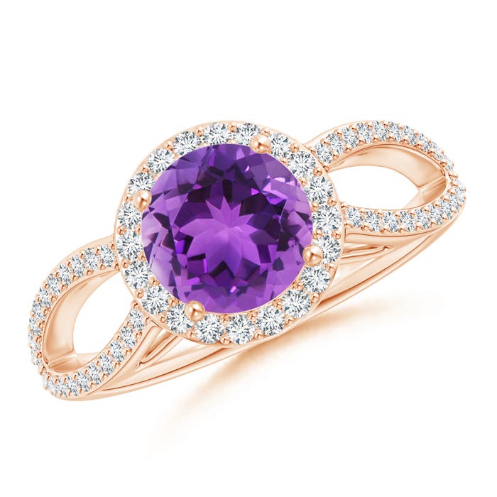 AAA - Amethyst / 1.49 CT / 14 KT Rose Gold