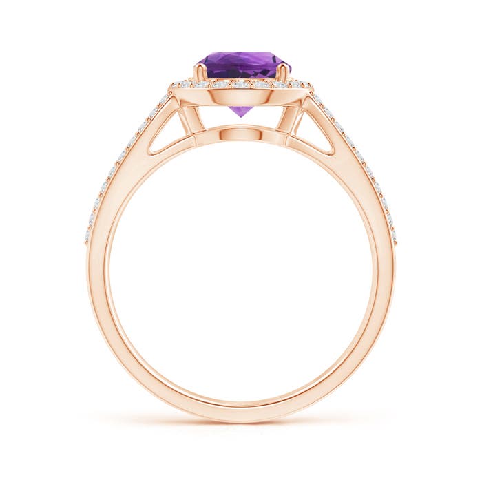 AAA - Amethyst / 1.49 CT / 14 KT Rose Gold