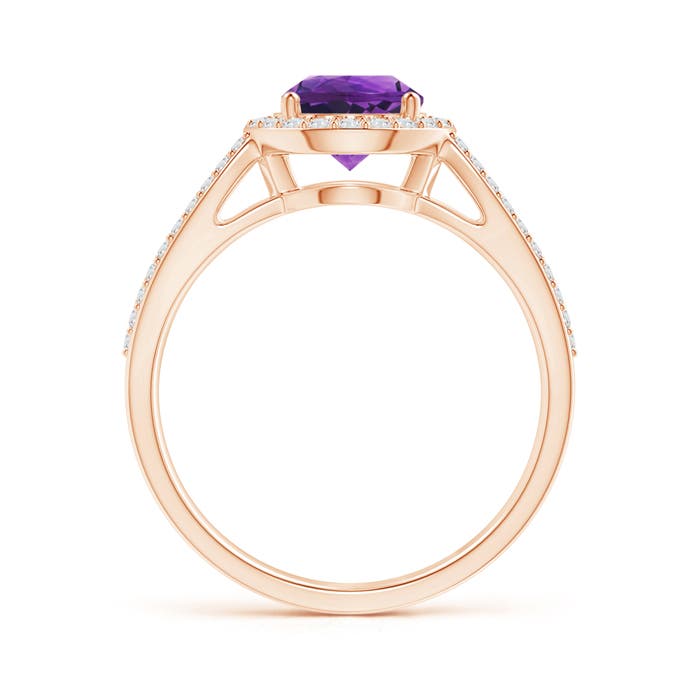 AAAA - Amethyst / 1.49 CT / 14 KT Rose Gold