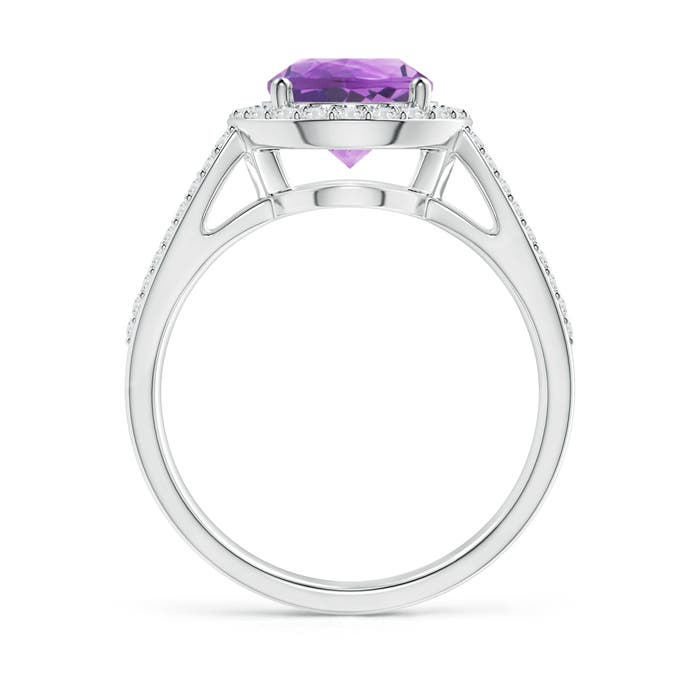 A - Amethyst / 2.16 CT / 14 KT White Gold