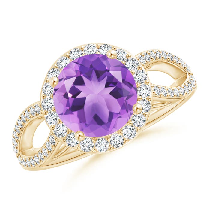 A - Amethyst / 2.16 CT / 14 KT Yellow Gold