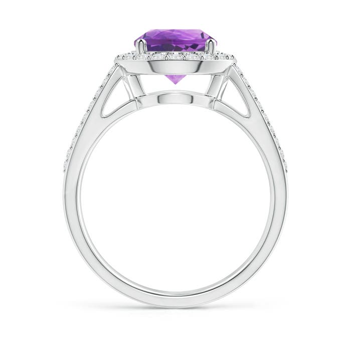 AA - Amethyst / 2.16 CT / 14 KT White Gold