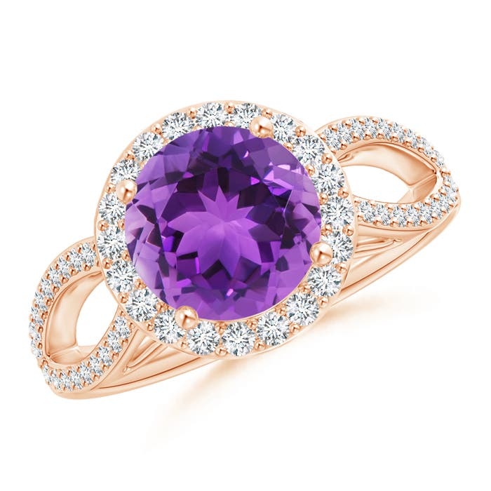 AAA - Amethyst / 2.16 CT / 14 KT Rose Gold