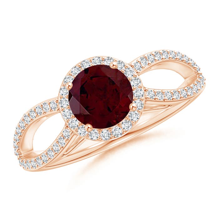 A - Garnet / 1.28 CT / 14 KT Rose Gold