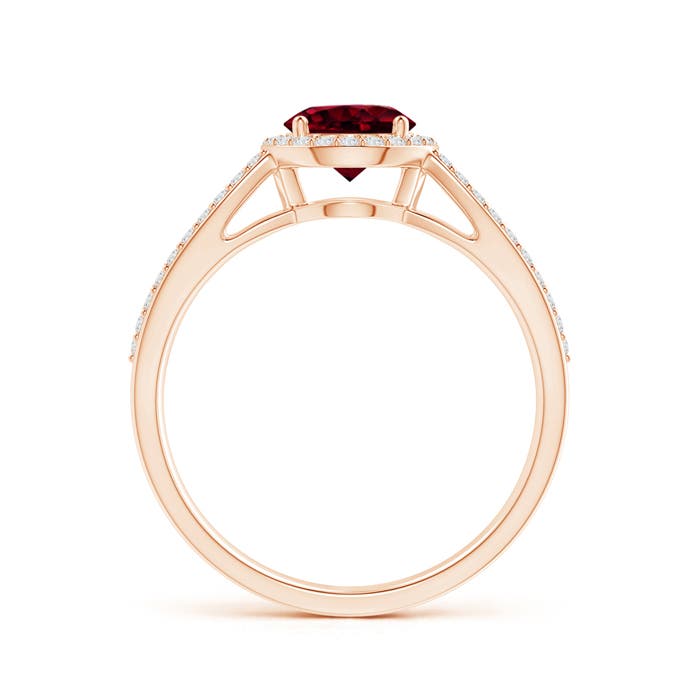 A - Garnet / 1.28 CT / 14 KT Rose Gold