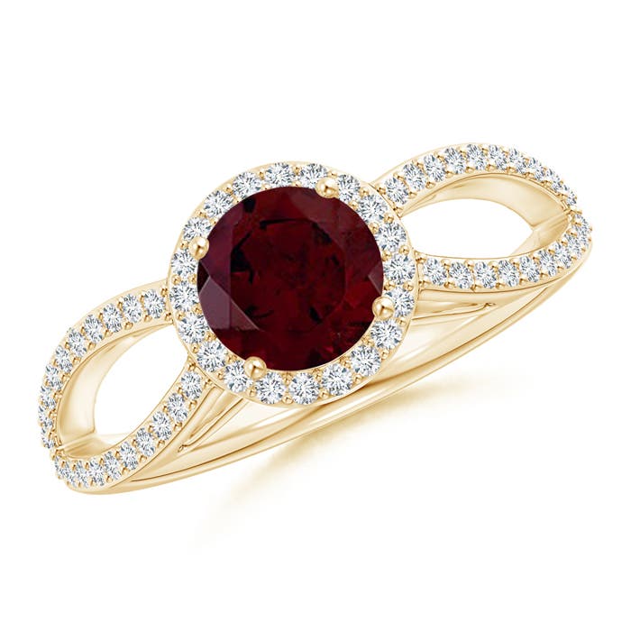 A - Garnet / 1.28 CT / 14 KT Yellow Gold