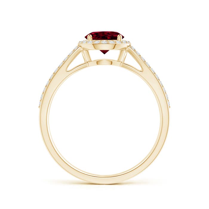 A - Garnet / 1.28 CT / 14 KT Yellow Gold