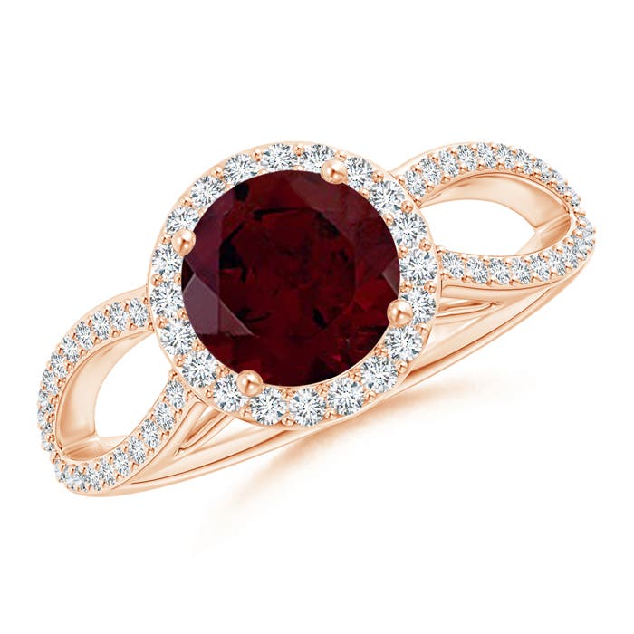 A - Garnet / 1.84 CT / 14 KT Rose Gold