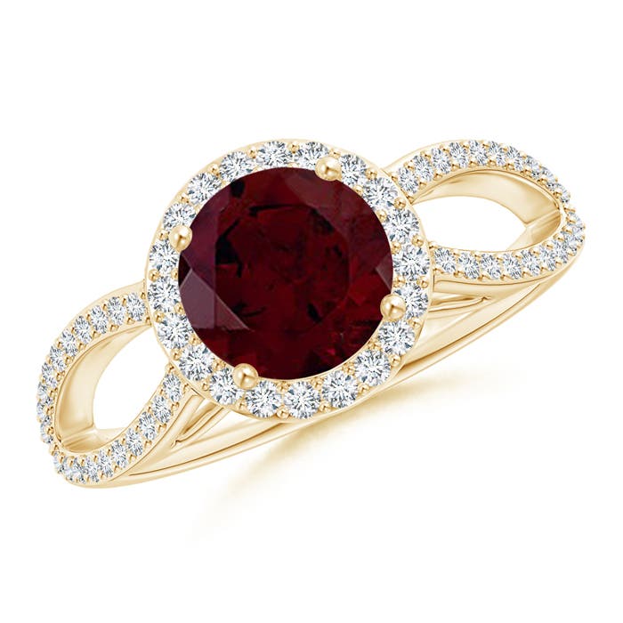 A - Garnet / 1.84 CT / 14 KT Yellow Gold