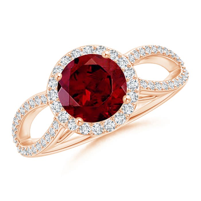 AAA - Garnet / 1.84 CT / 14 KT Rose Gold