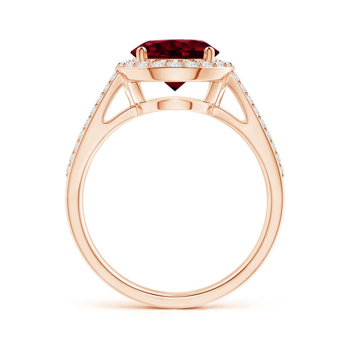 A - Garnet / 2.66 CT / 14 KT Rose Gold