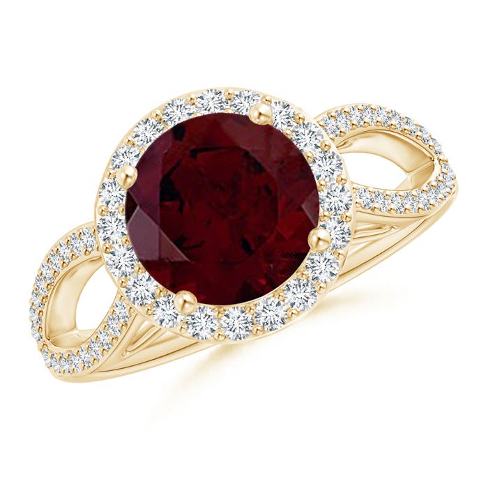 A - Garnet / 2.66 CT / 14 KT Yellow Gold