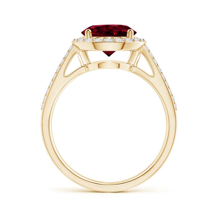 A - Garnet / 2.66 CT / 14 KT Yellow Gold