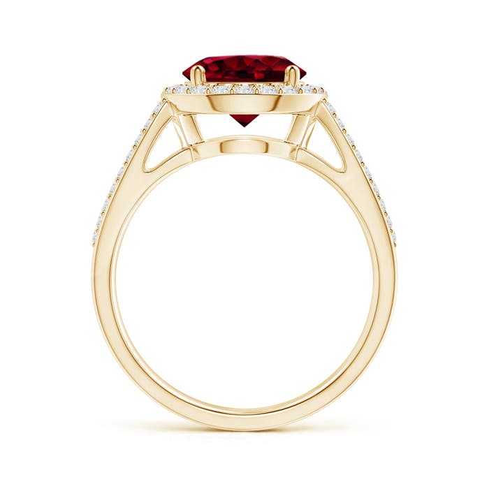 AA - Garnet / 2.66 CT / 14 KT Yellow Gold