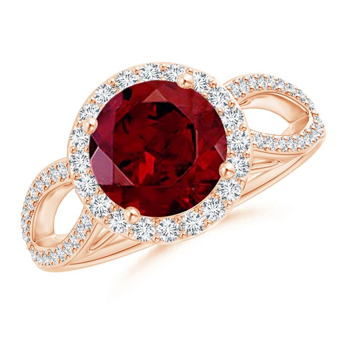 AAA - Garnet / 2.66 CT / 14 KT Rose Gold