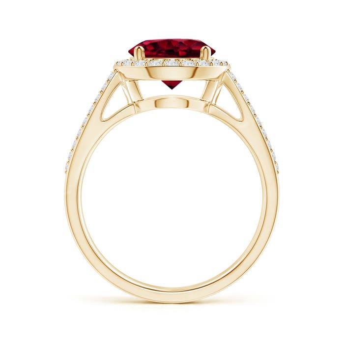 AAA - Garnet / 2.66 CT / 14 KT Yellow Gold