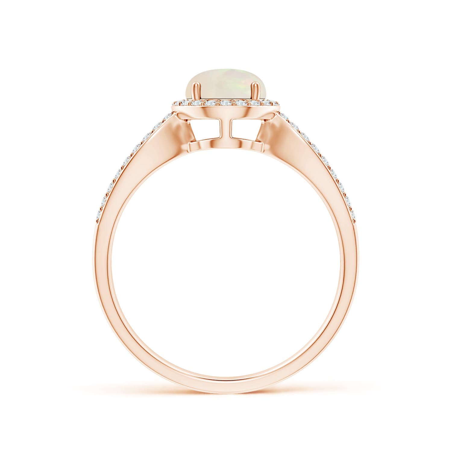 A - Opal / 0.78 CT / 14 KT Rose Gold