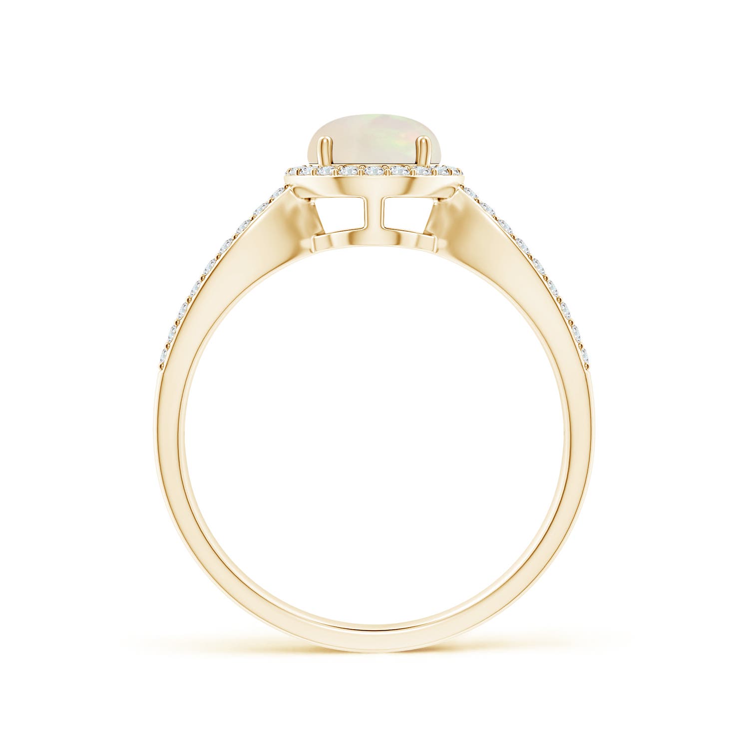 A - Opal / 0.78 CT / 14 KT Yellow Gold