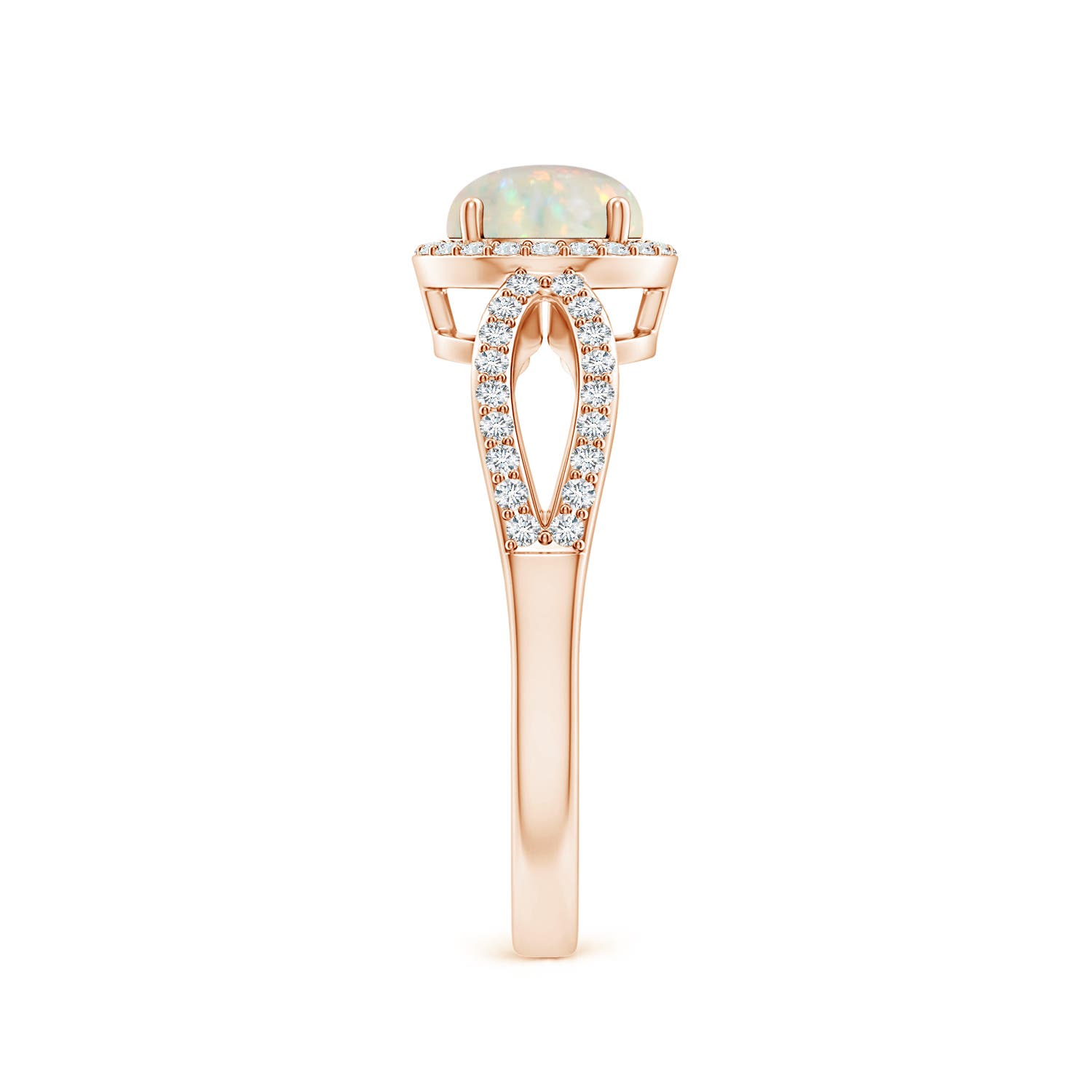 AAA - Opal / 0.78 CT / 14 KT Rose Gold