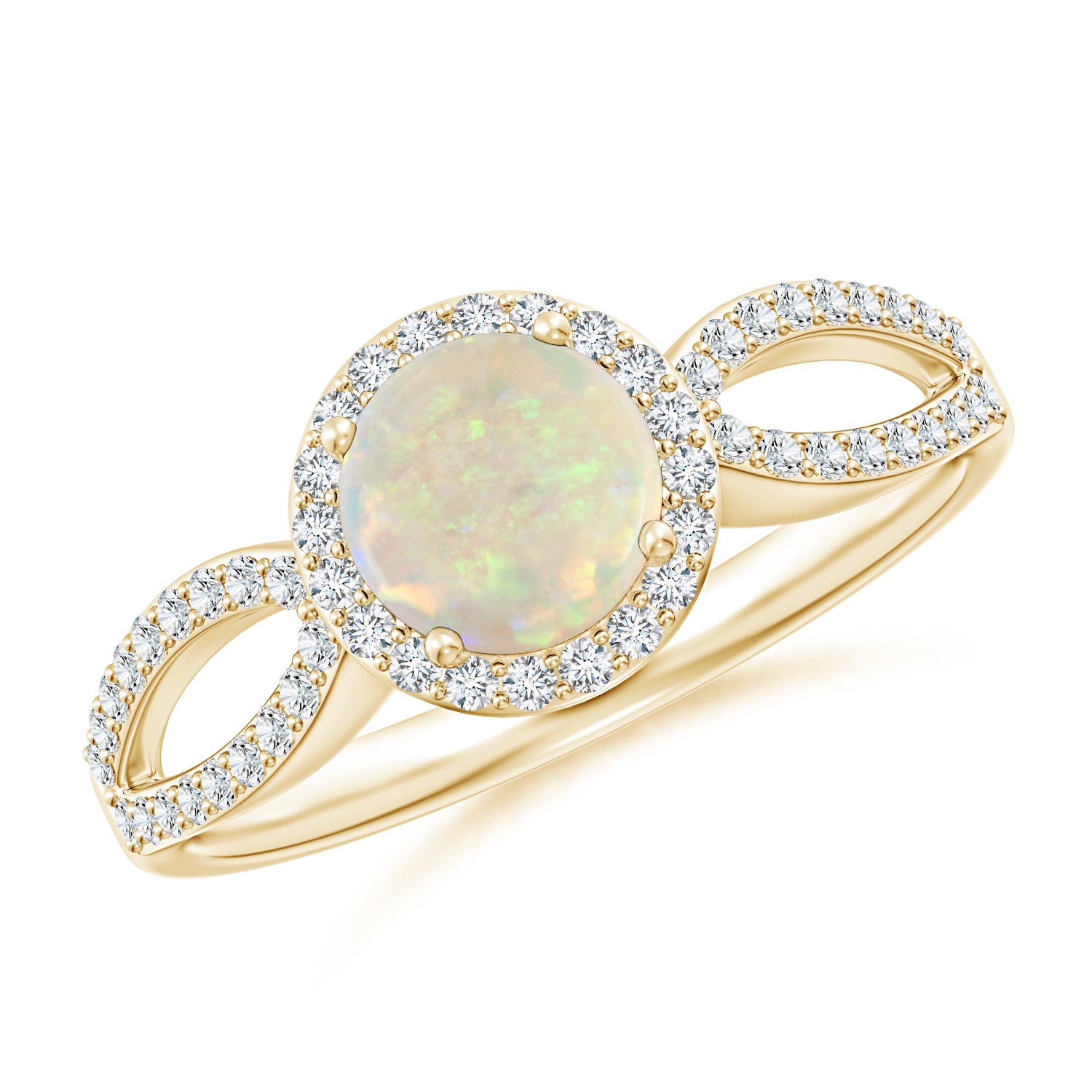 AAA - Opal / 0.78 CT / 14 KT Yellow Gold