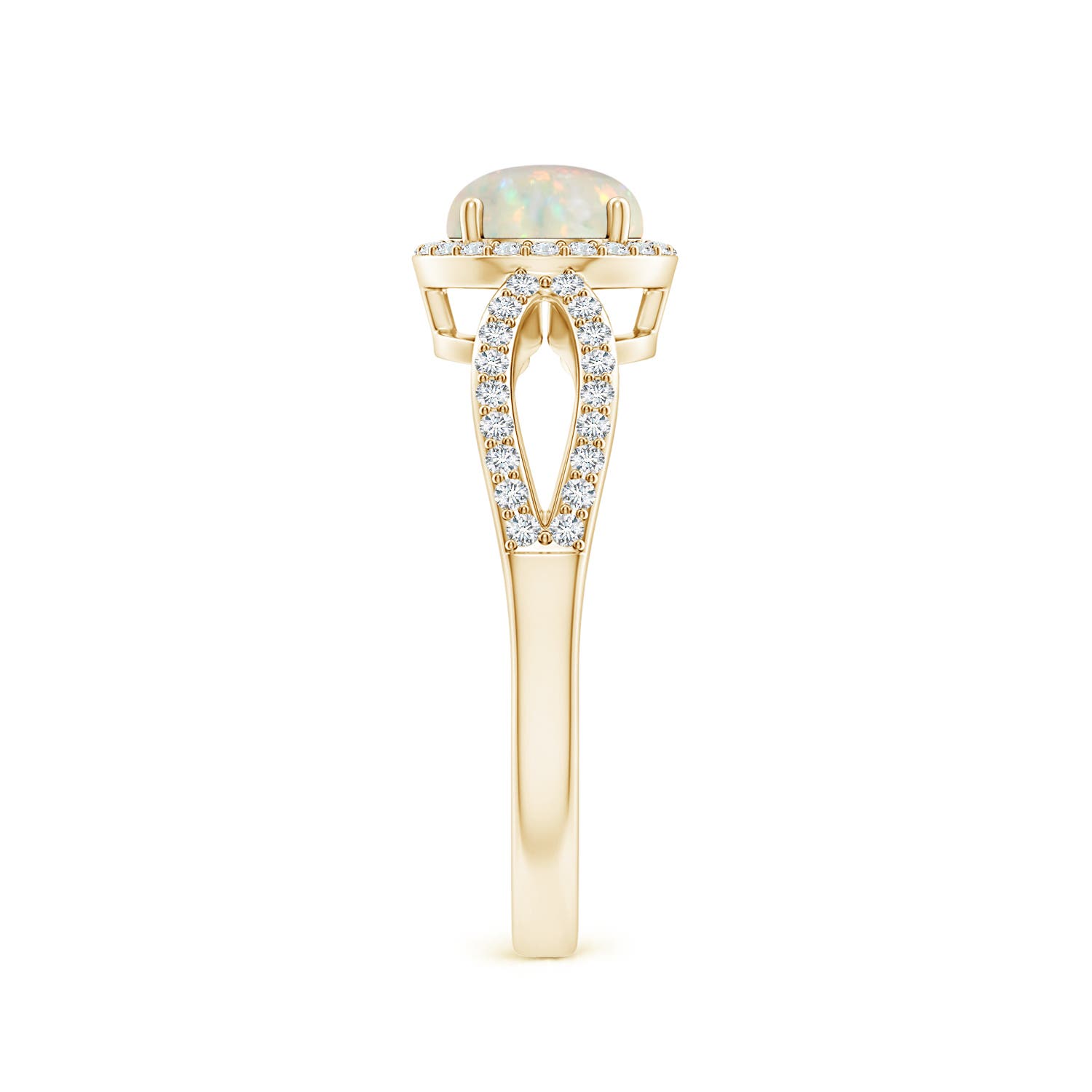 AAA - Opal / 0.78 CT / 14 KT Yellow Gold