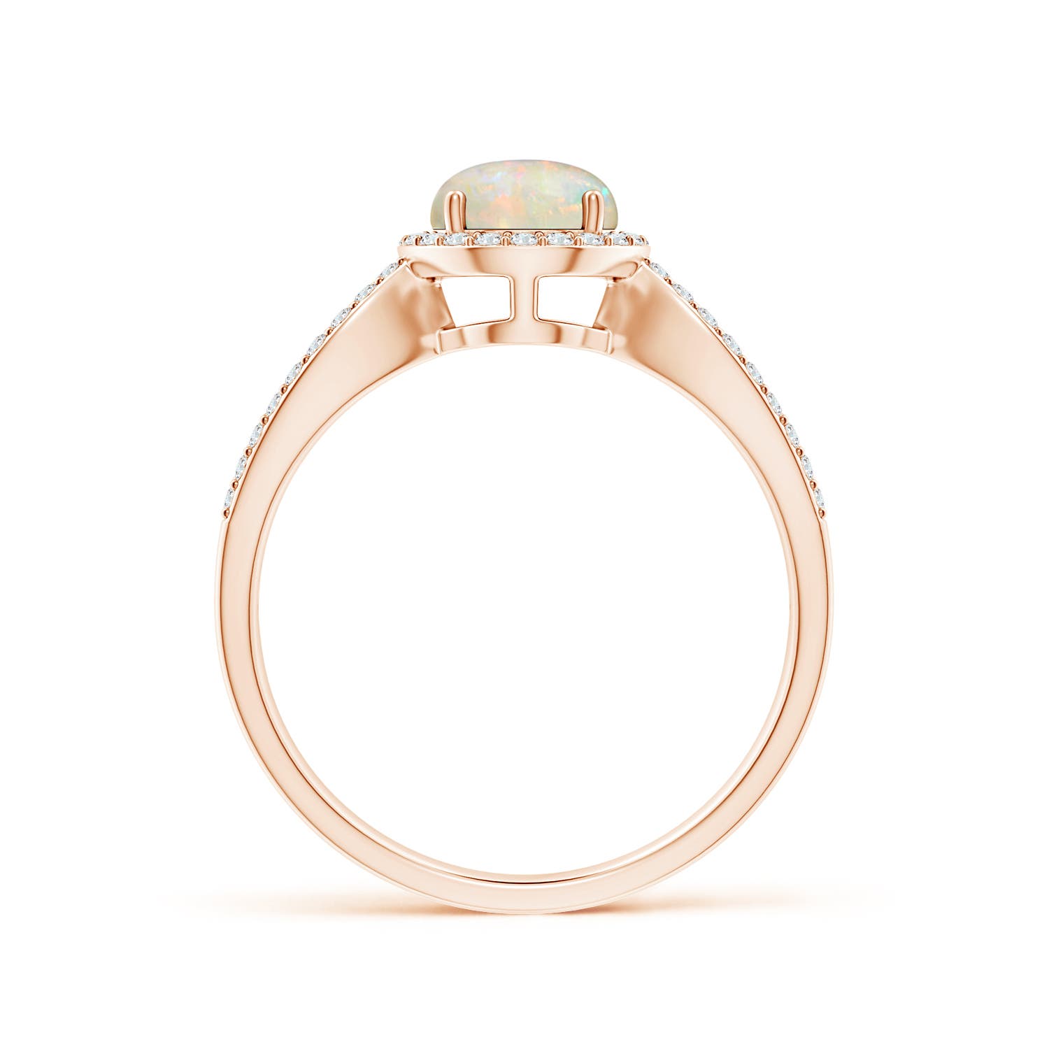 AAAA - Opal / 0.78 CT / 14 KT Rose Gold