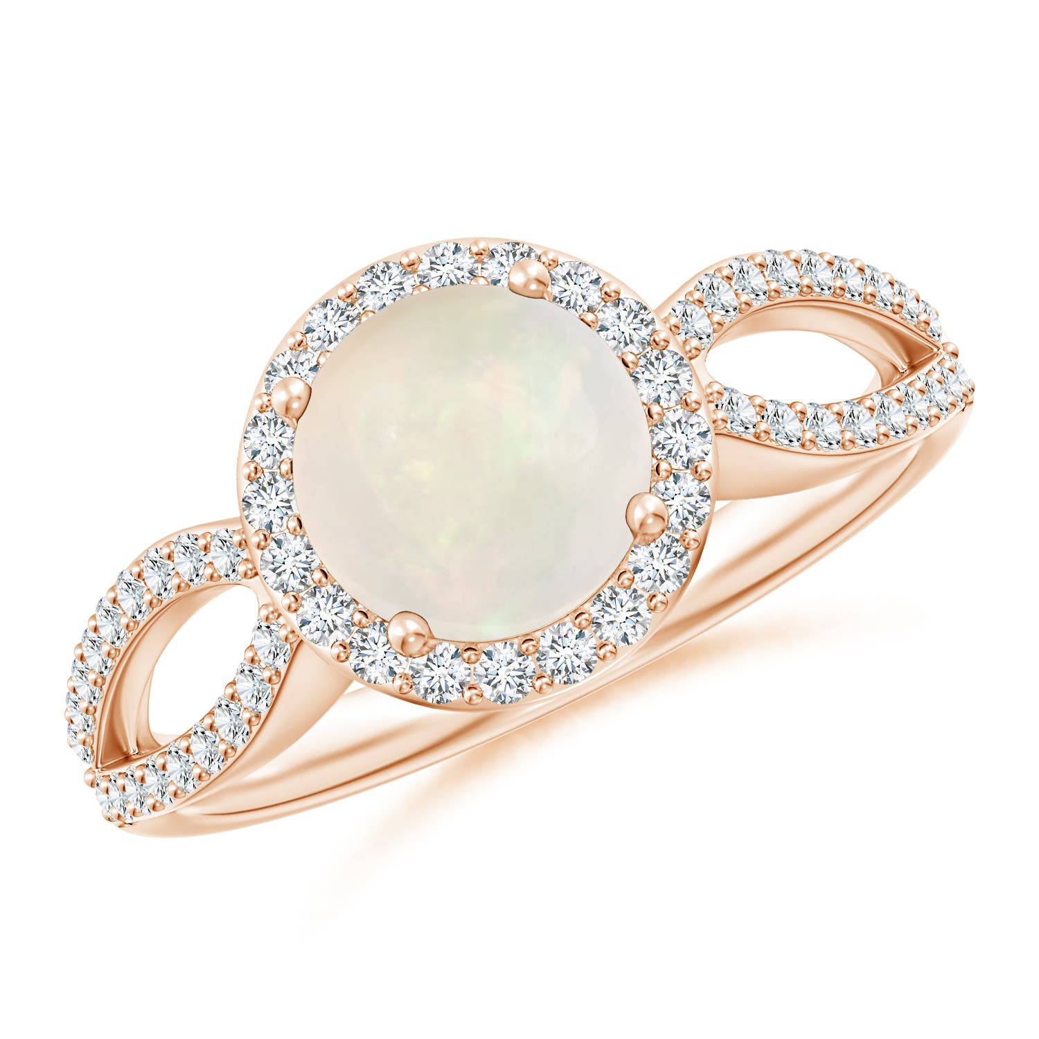 A - Opal / 1.09 CT / 14 KT Rose Gold