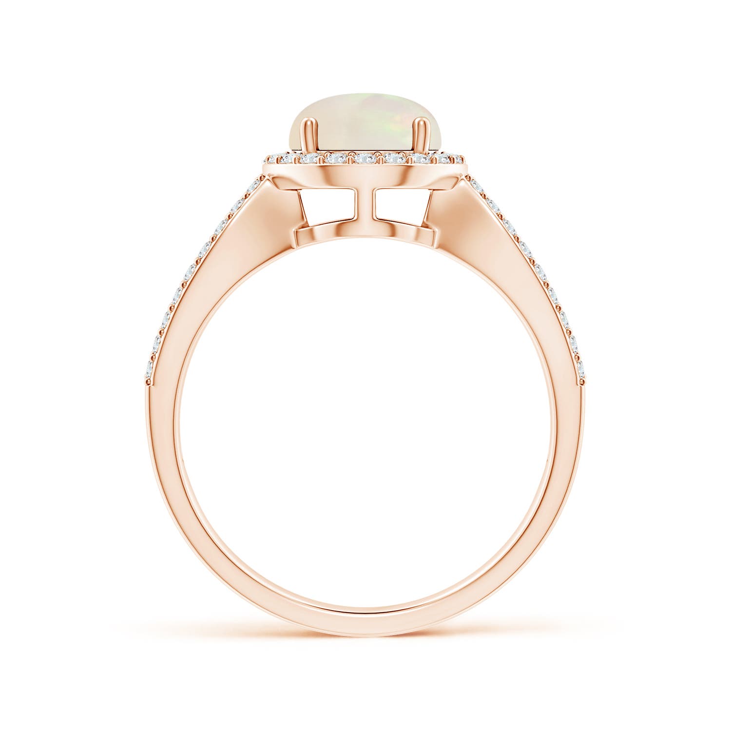 A - Opal / 1.09 CT / 14 KT Rose Gold