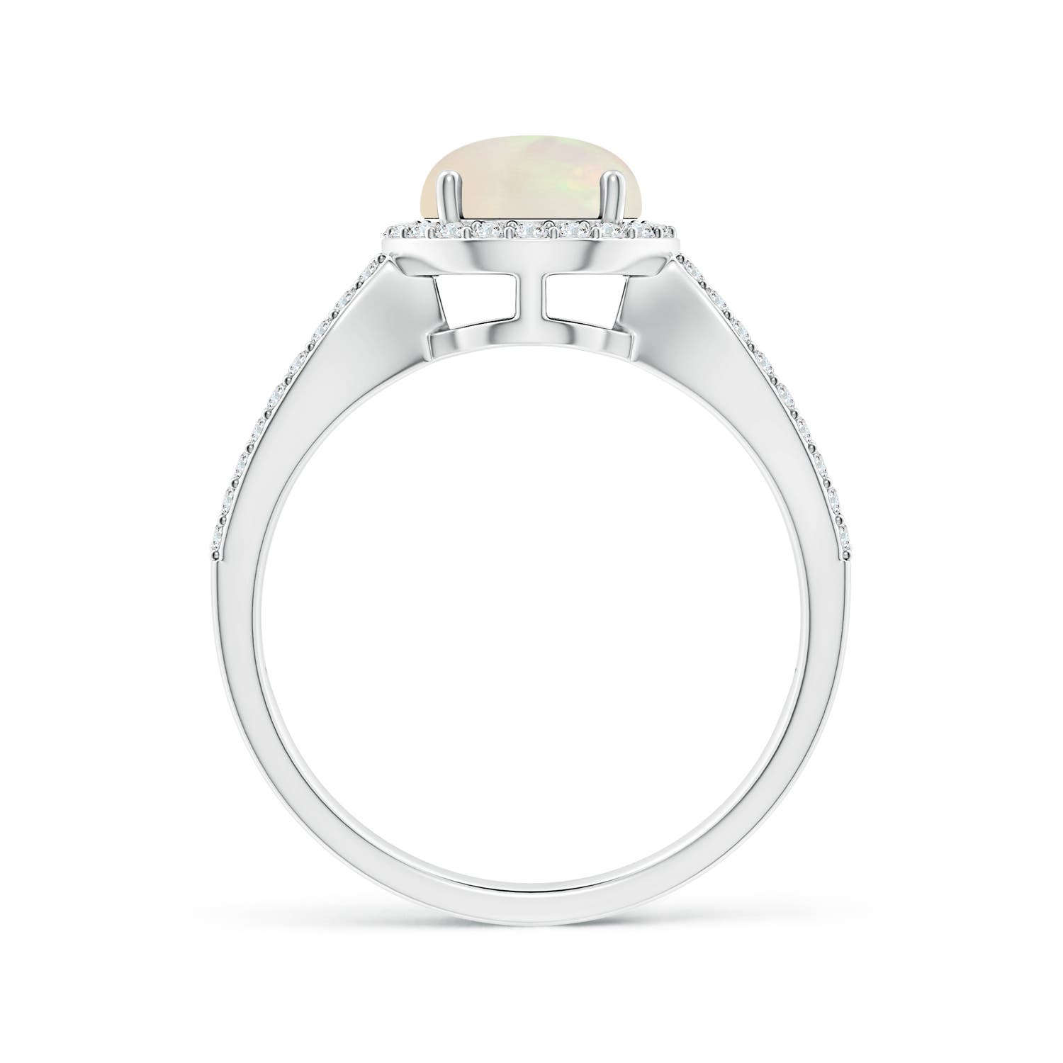 A - Opal / 1.09 CT / 14 KT White Gold