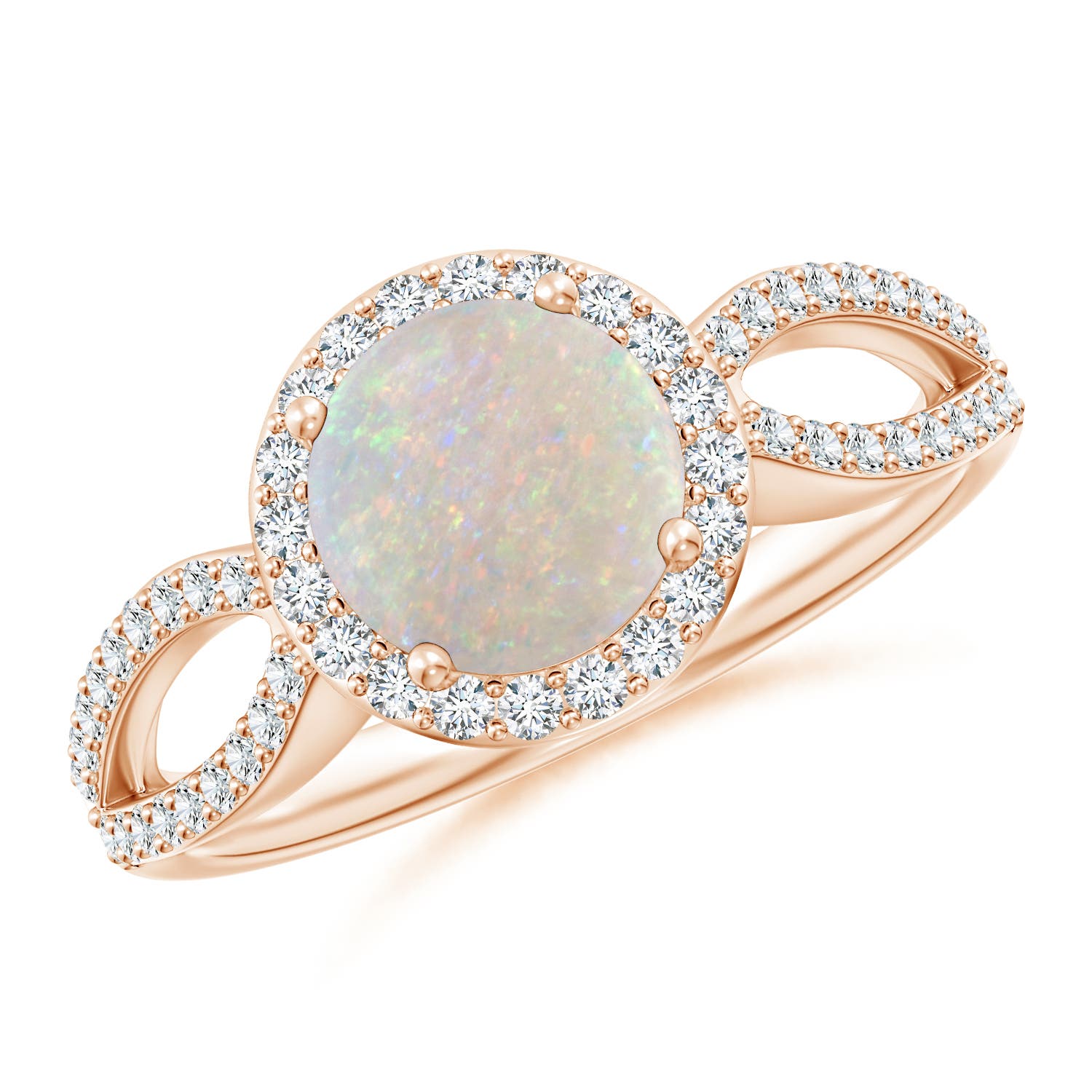 AA - Opal / 1.09 CT / 14 KT Rose Gold