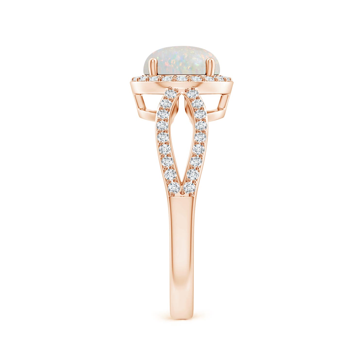 AA - Opal / 1.09 CT / 14 KT Rose Gold