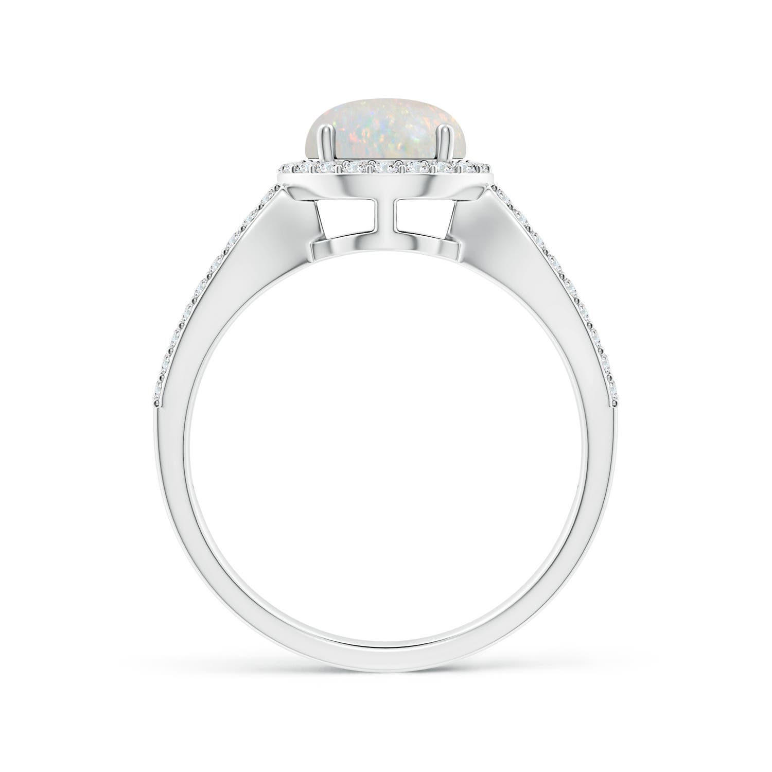 AA - Opal / 1.09 CT / 14 KT White Gold