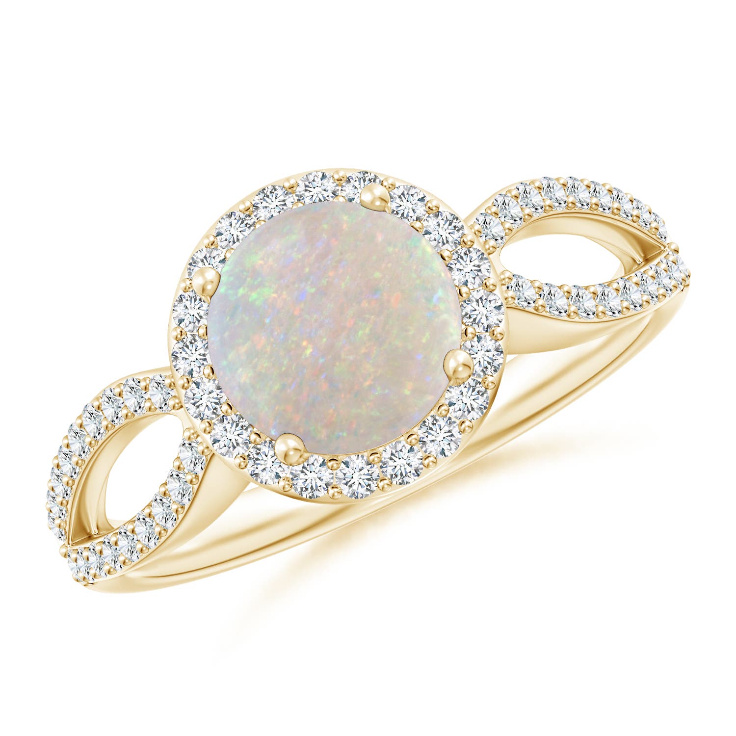 AA - Opal / 1.09 CT / 14 KT Yellow Gold