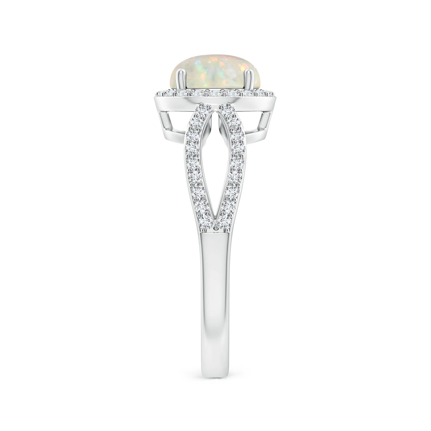 AAA - Opal / 1.09 CT / 14 KT White Gold