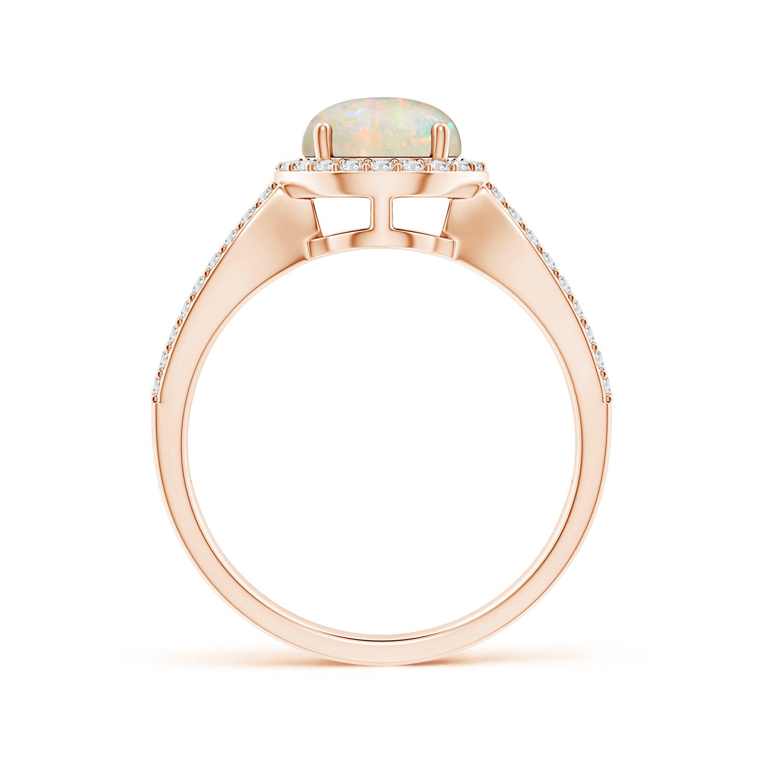 AAAA - Opal / 1.09 CT / 14 KT Rose Gold