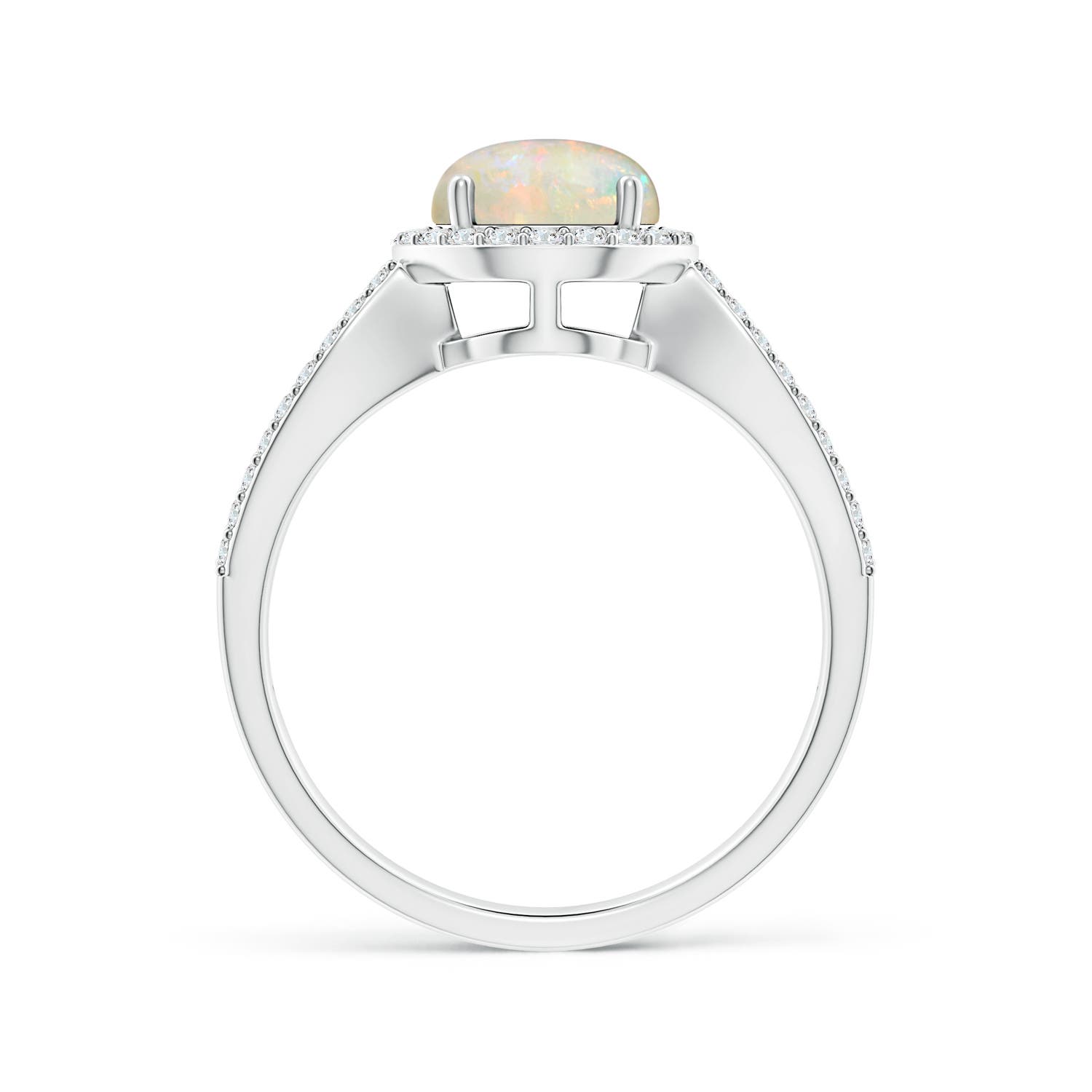 AAAA - Opal / 1.09 CT / 14 KT White Gold