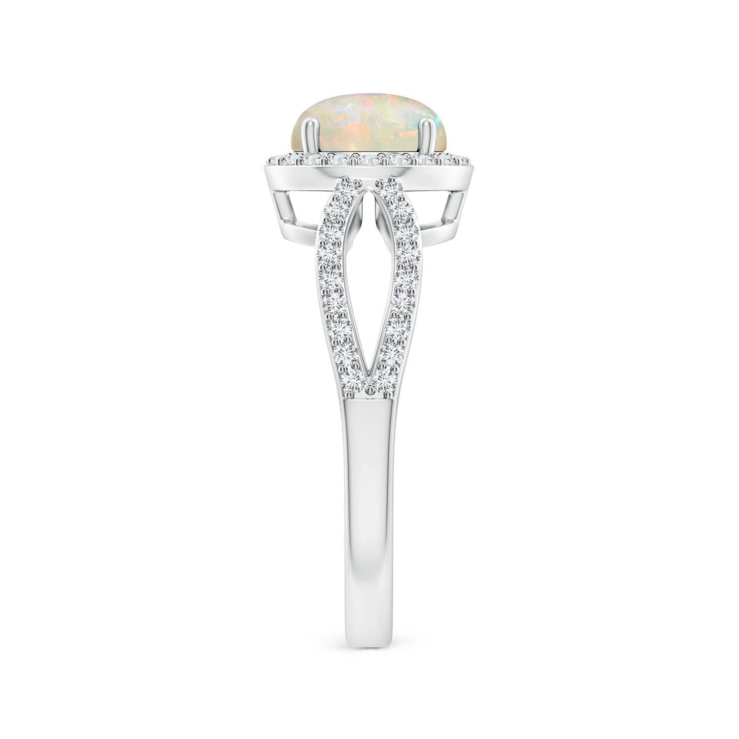 AAAA - Opal / 1.09 CT / 14 KT White Gold