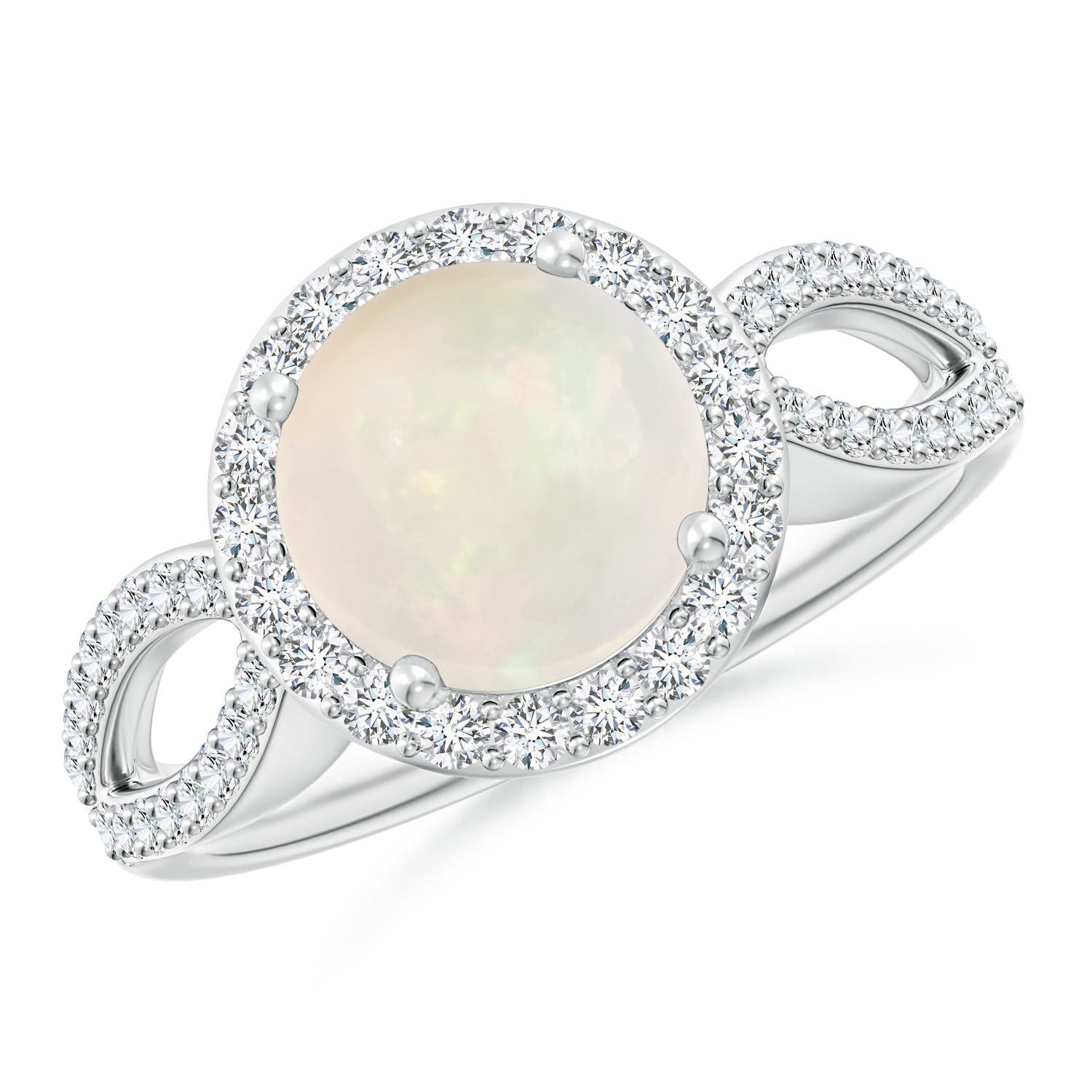 A - Opal / 1.61 CT / 14 KT White Gold