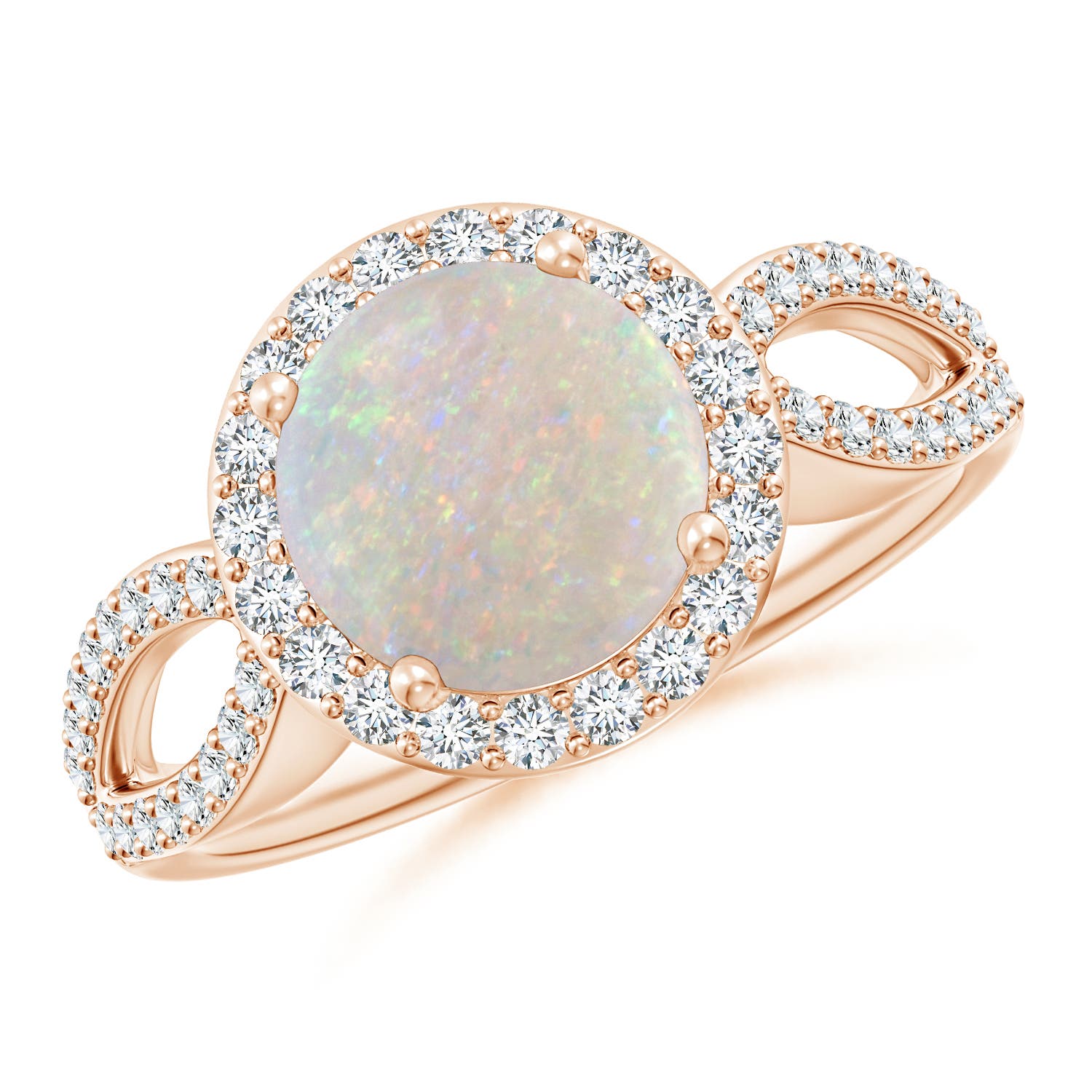 AA - Opal / 1.61 CT / 14 KT Rose Gold