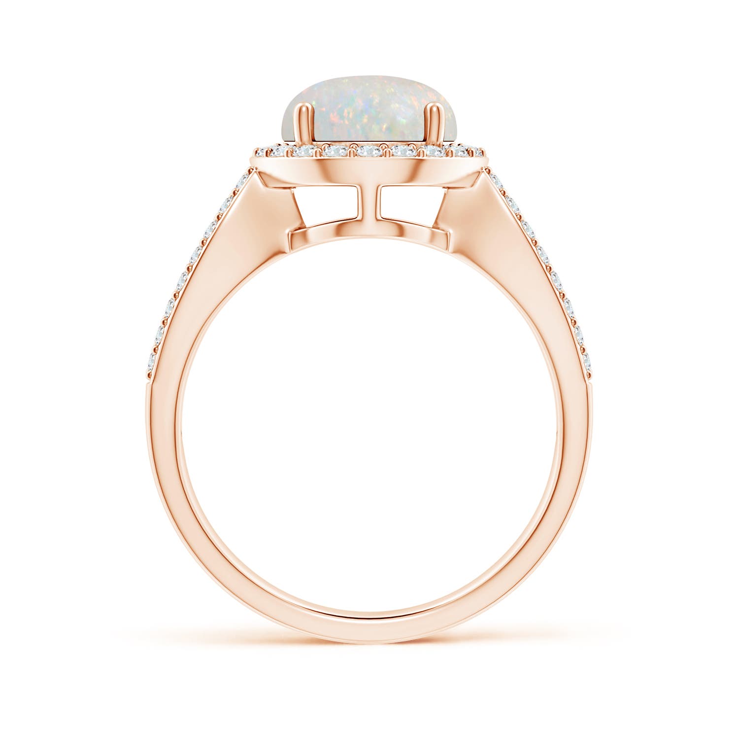 AA - Opal / 1.61 CT / 14 KT Rose Gold