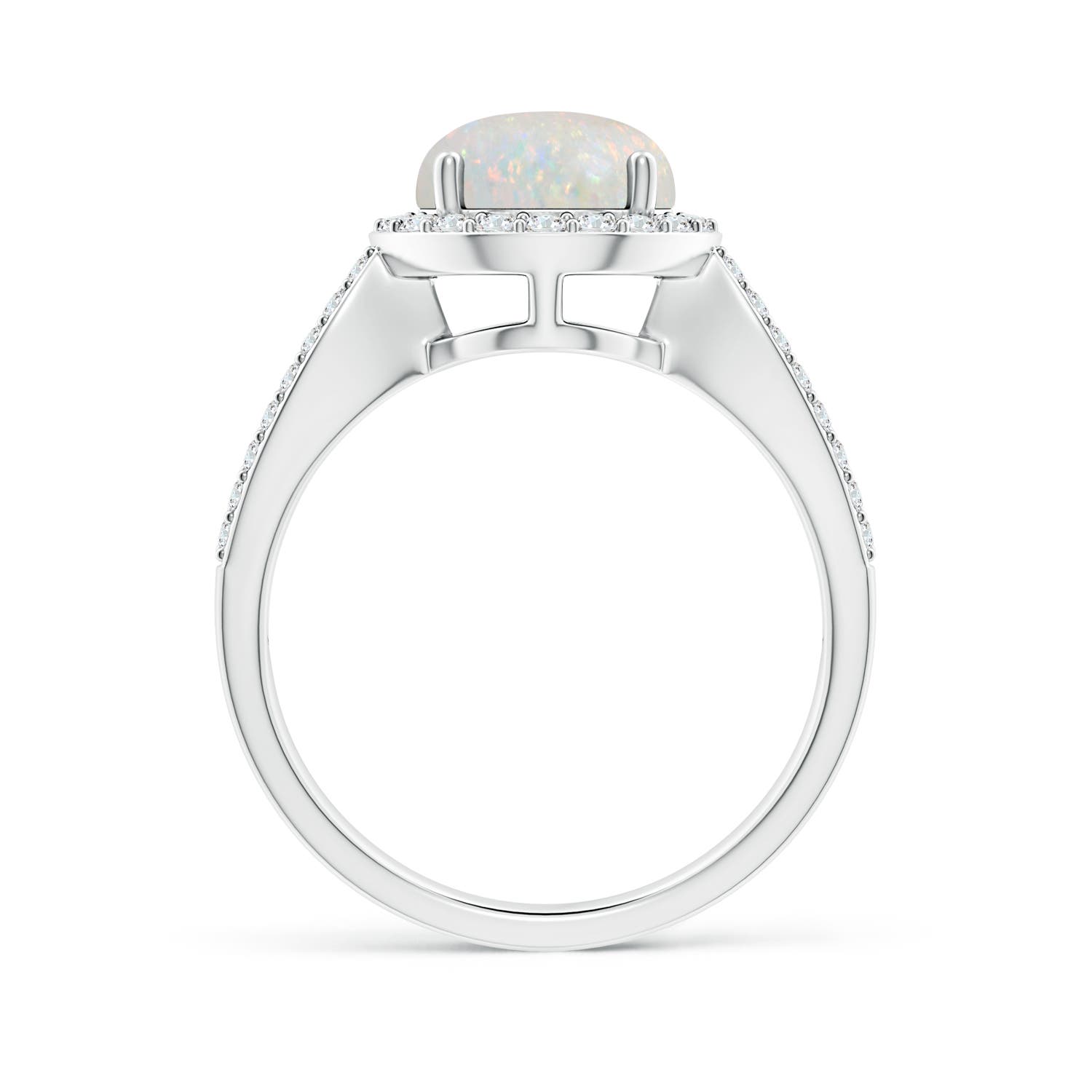 AA - Opal / 1.61 CT / 14 KT White Gold