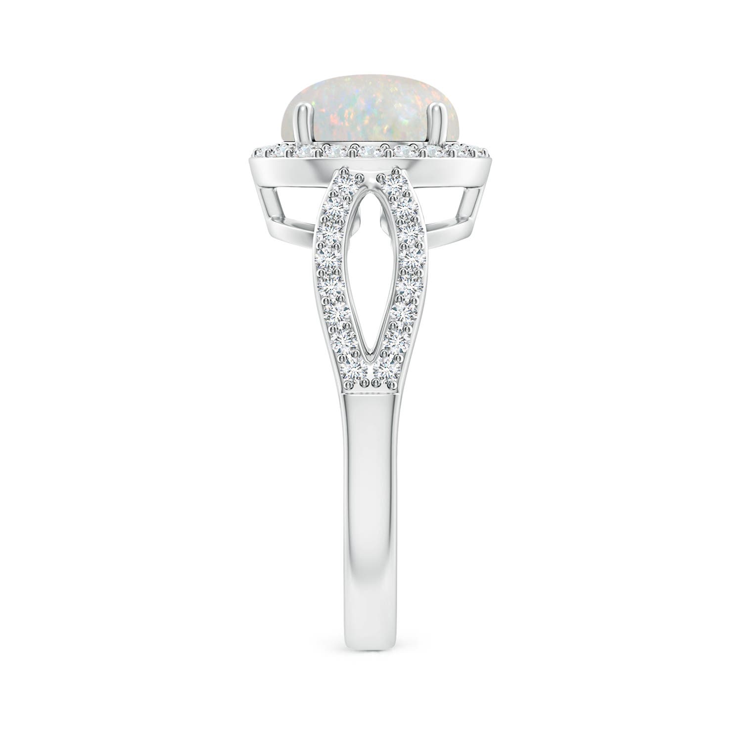 AA - Opal / 1.61 CT / 14 KT White Gold