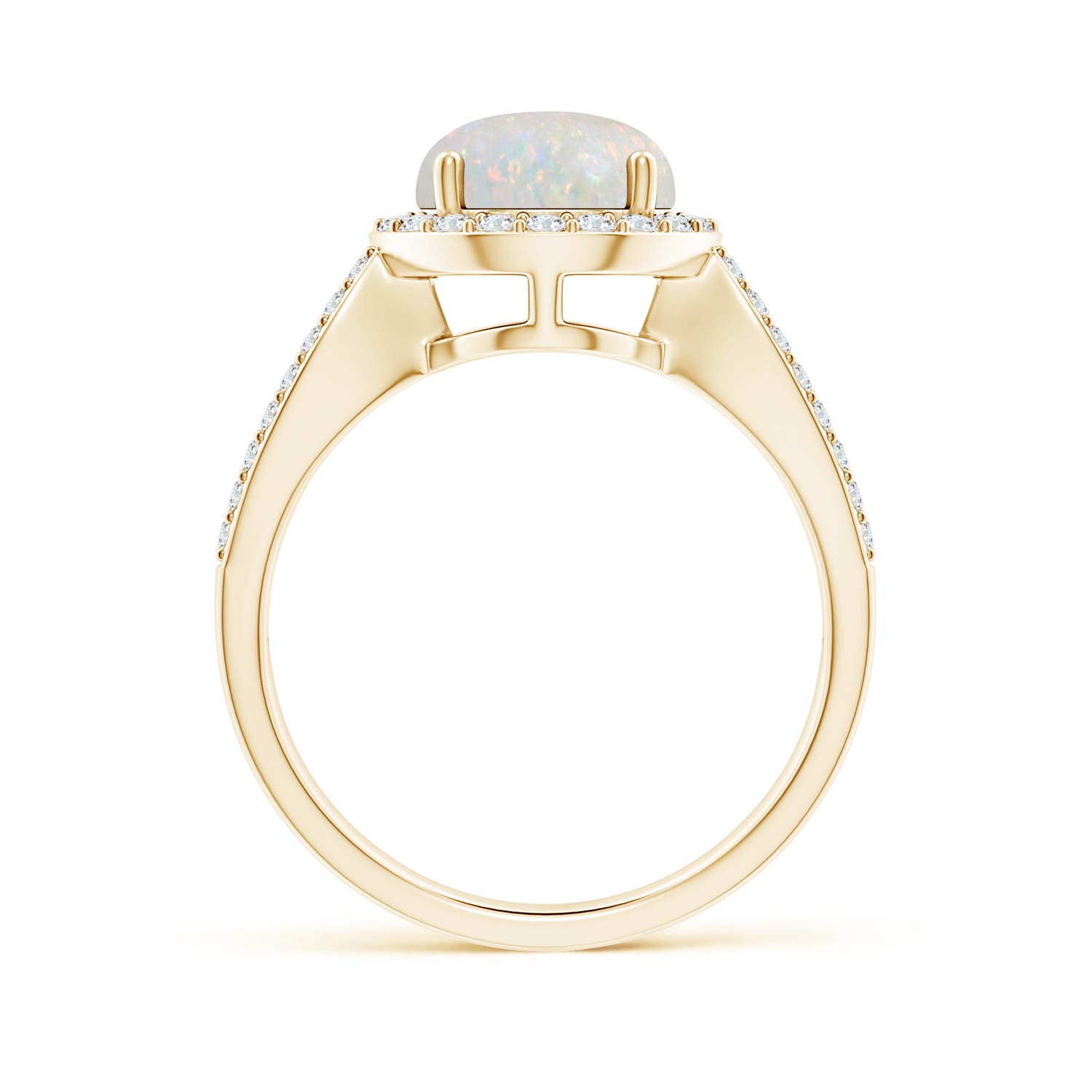 AA - Opal / 1.61 CT / 14 KT Yellow Gold