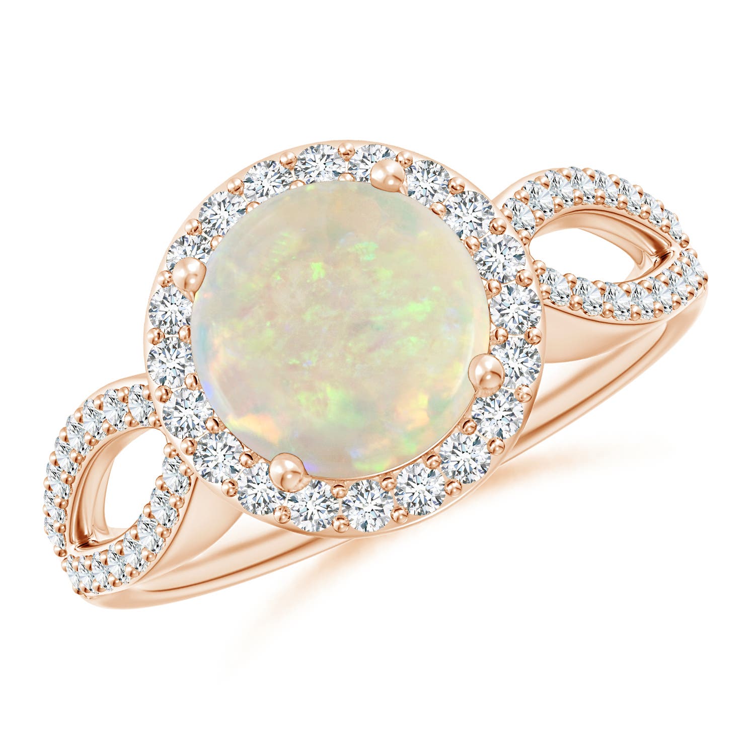 AAA - Opal / 1.61 CT / 14 KT Rose Gold