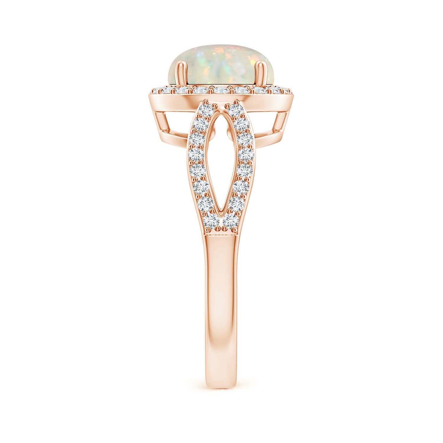 AAA - Opal / 1.61 CT / 14 KT Rose Gold