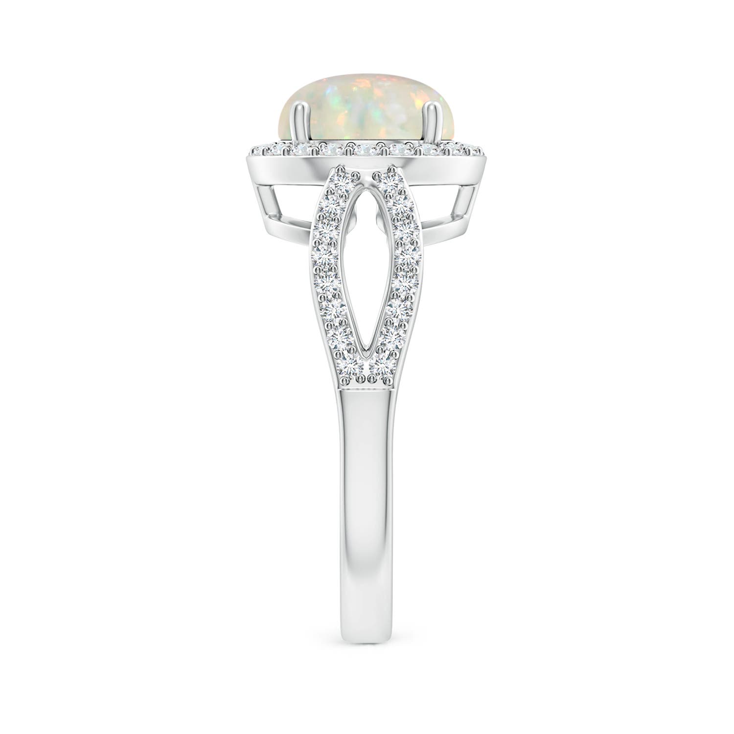 AAA - Opal / 1.61 CT / 14 KT White Gold