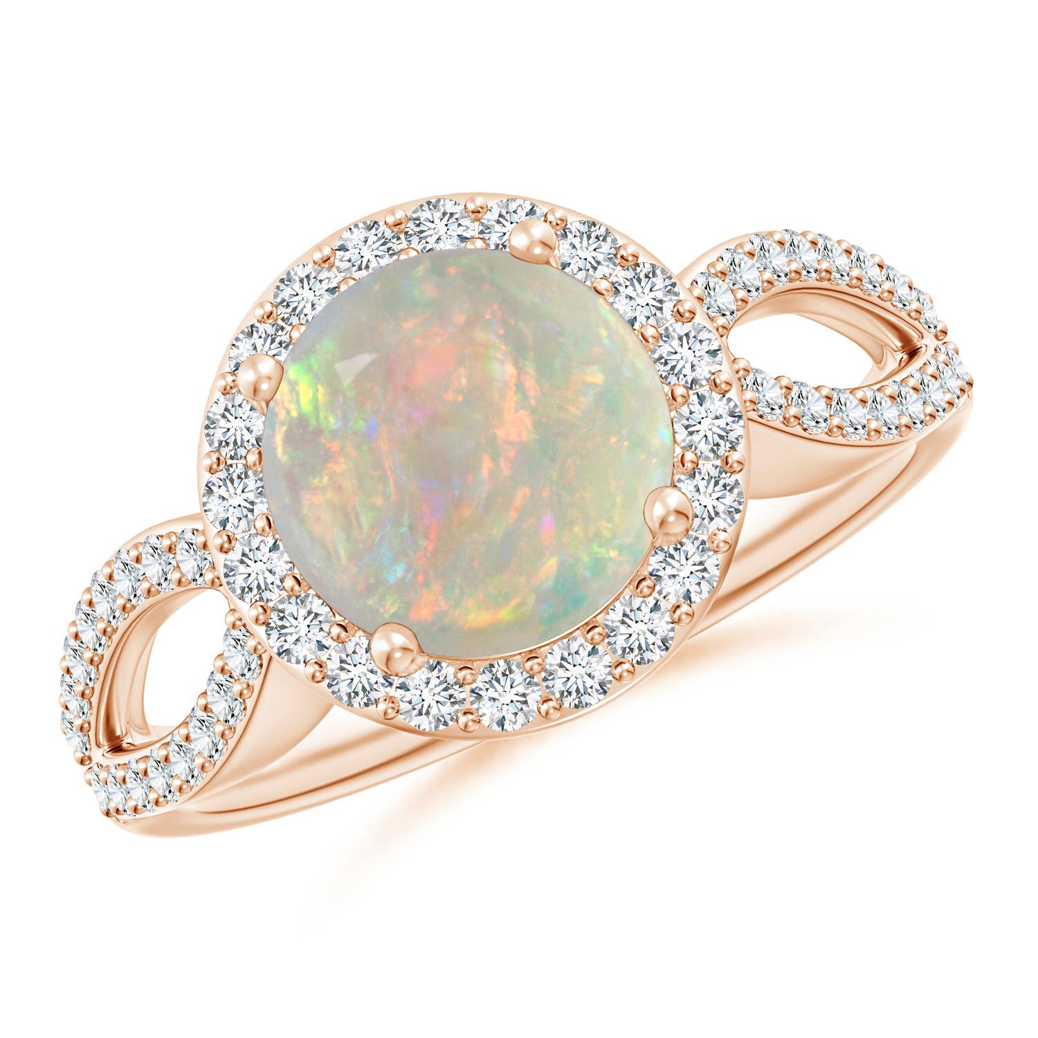 AAAA - Opal / 1.61 CT / 14 KT Rose Gold