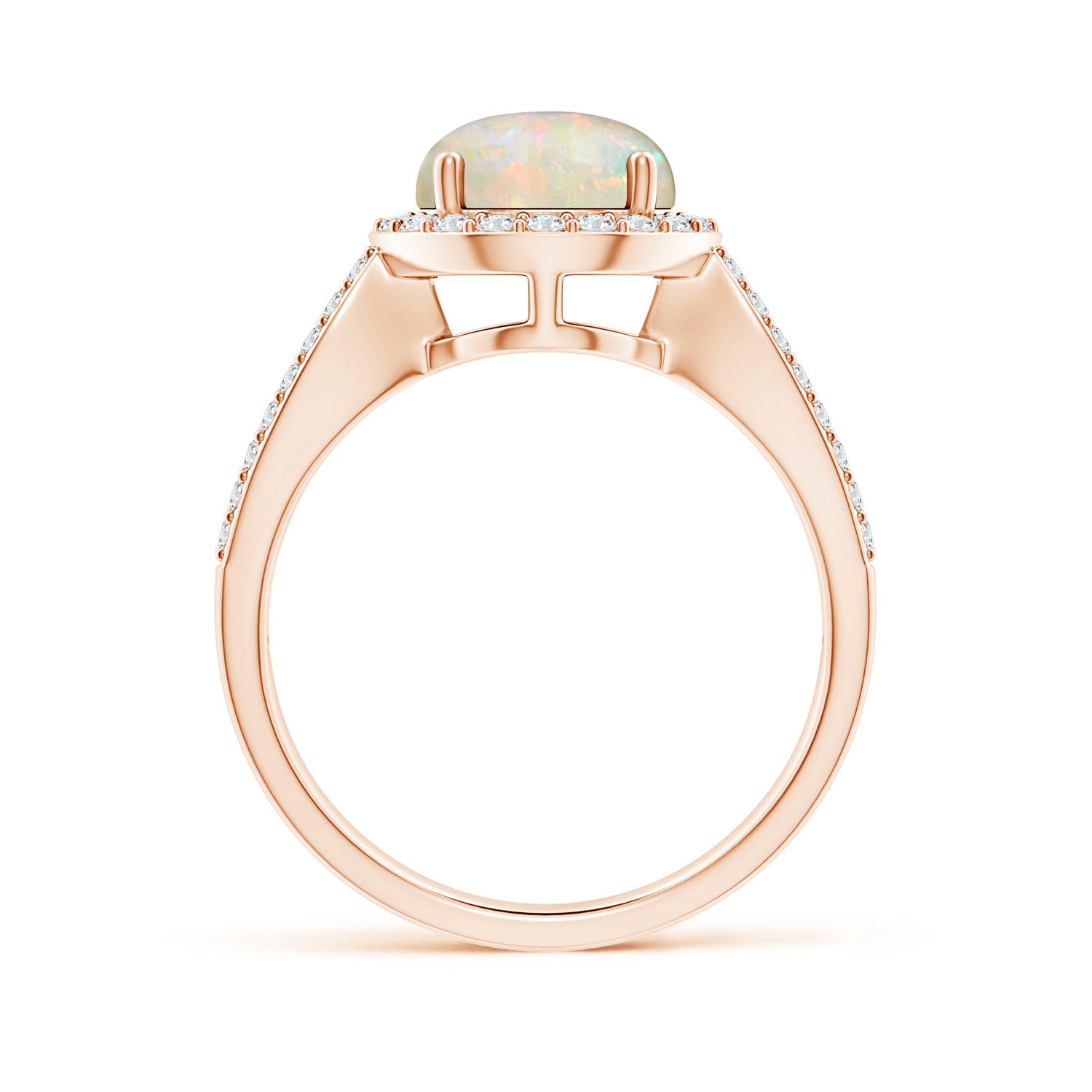 AAAA - Opal / 1.61 CT / 14 KT Rose Gold