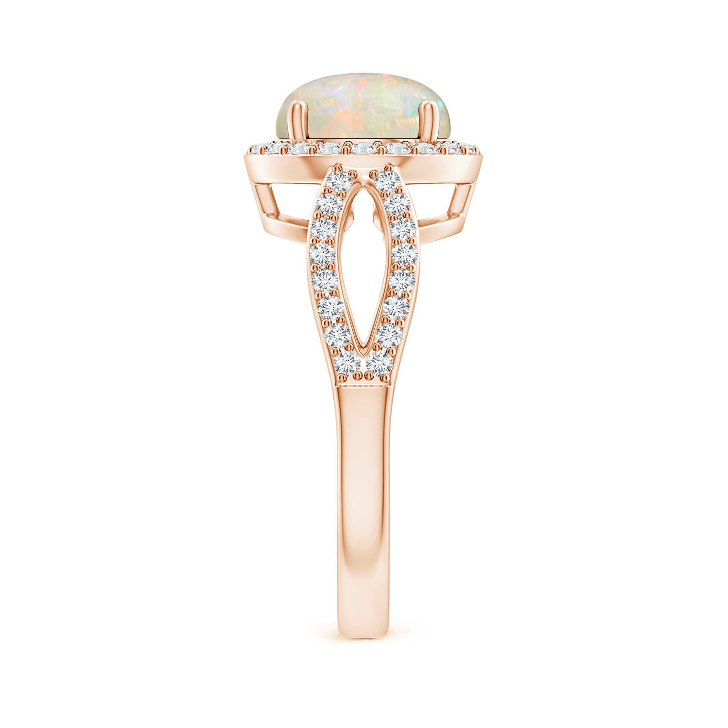 AAAA - Opal / 1.61 CT / 14 KT Rose Gold