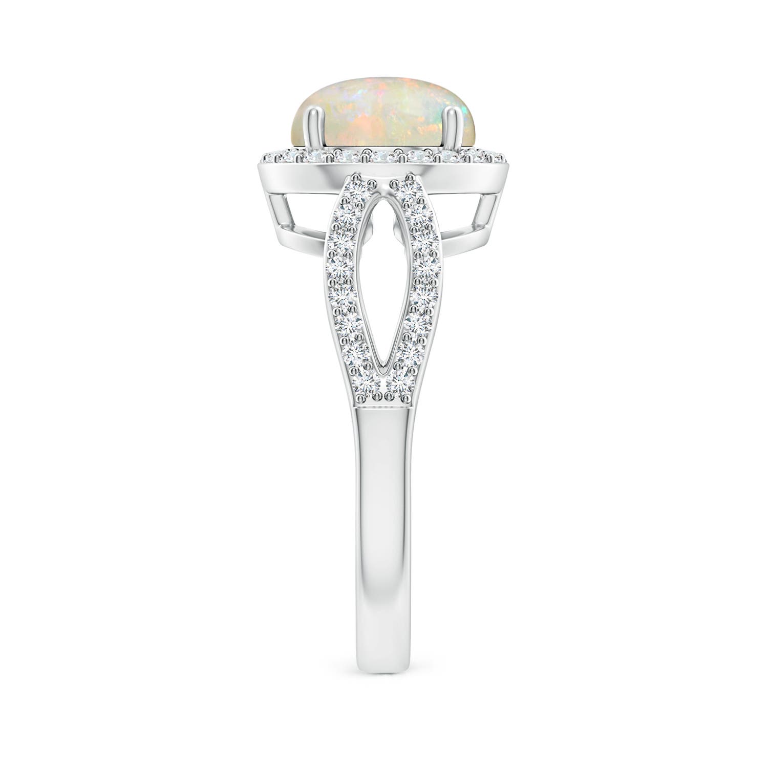 AAAA - Opal / 1.61 CT / 14 KT White Gold